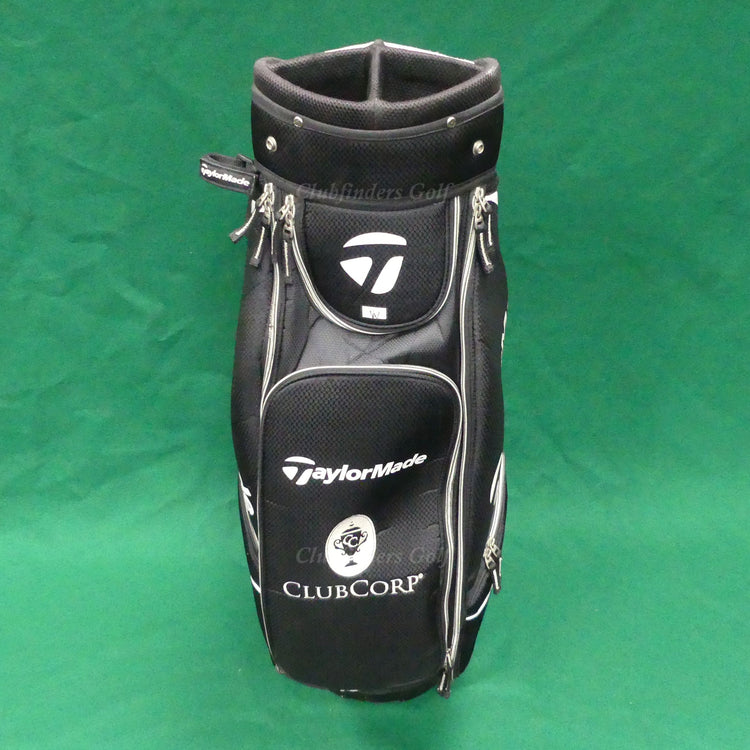 TaylorMade Monaco 3.0 Black/White 6-Way Golf Cart Bag (No Raincover) *READ*