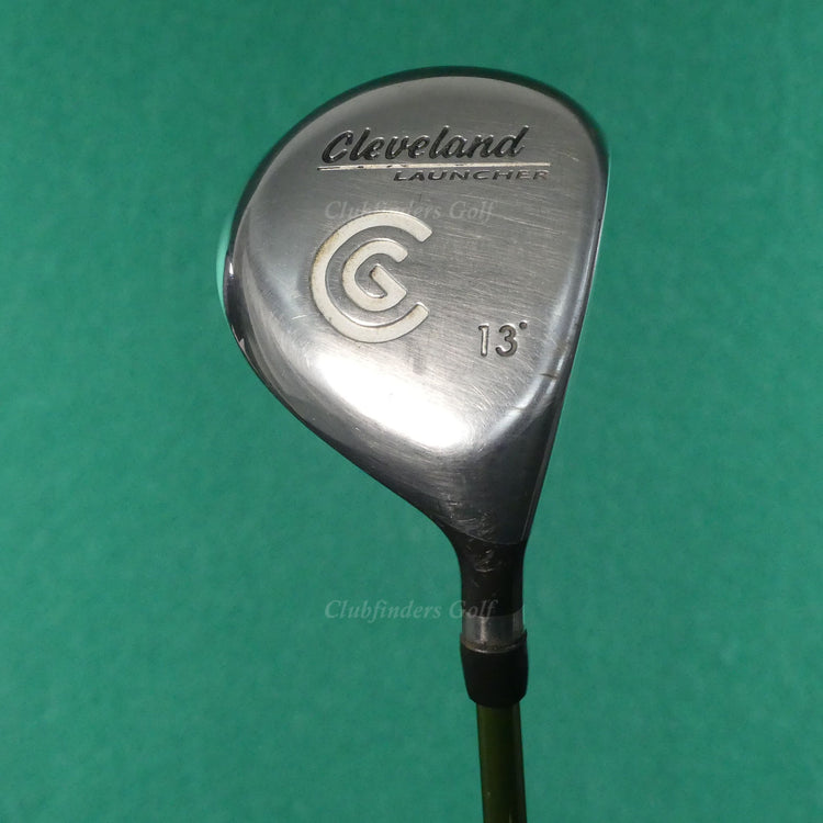 Cleveland Launcher Stainless Fairway 13° 3 Wood Aldila NV 75-S Graphite Stiff