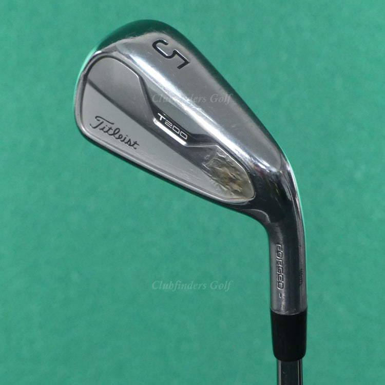 Titleist 2021 T200 Forged Single 5 Iron AMT Tour White R300 Steel Regular *READ*