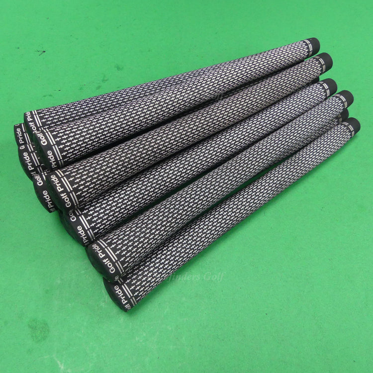 Golf Pride Tour Velvet 360 White/Black Midsize Pulled Iron/Wood Grips LOT OF 13