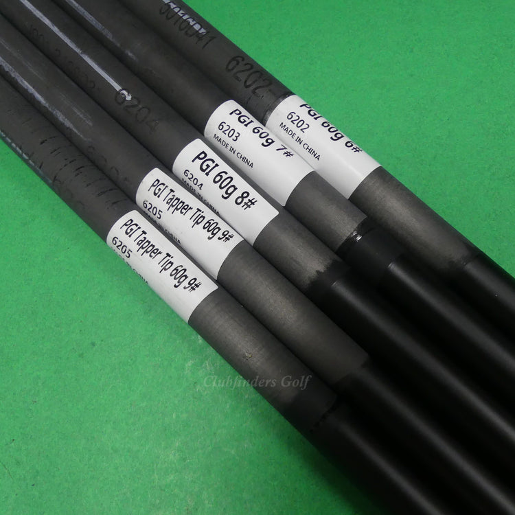 NEW KBS PGI Players Graphite Iron 60 .355 Regular Graphite Iron Shafts SET OF 5