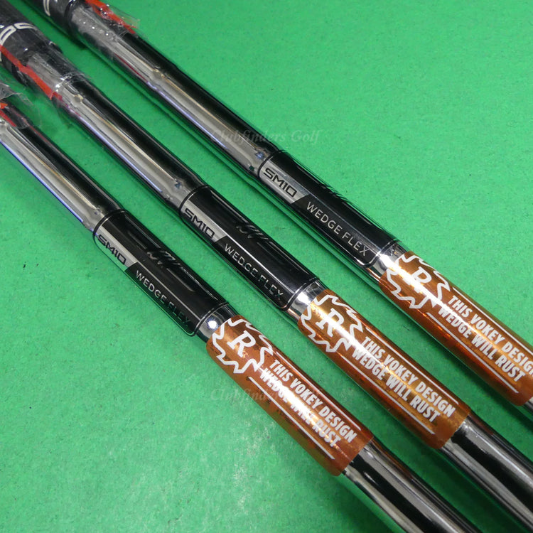 Titleist Vokey SM10 True Temper Dynamic Gold .355 Steel Wedge Shafts SET OF 3