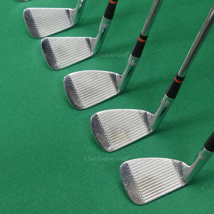 VINTAGE Wilson Staff Fluid Feel 1987 2-PW Iron Set TT Dynamic Steel Stiff