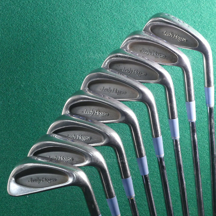 VINTAGE Lady Ben Hogan Lady Hogan 3-EW Iron Set Factory Apex Steel Ladies