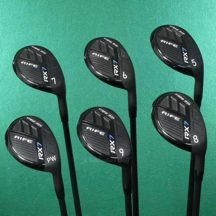 Rife Golf RX7 Hybrid 5-PW Iron Set TaylorMade REAX 65 Graphite Regular