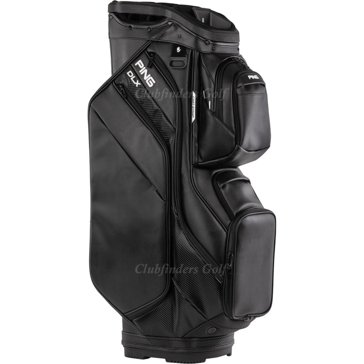 NEW Ping DLX Black 15-Way Golf Cart Bag w/ Raincover