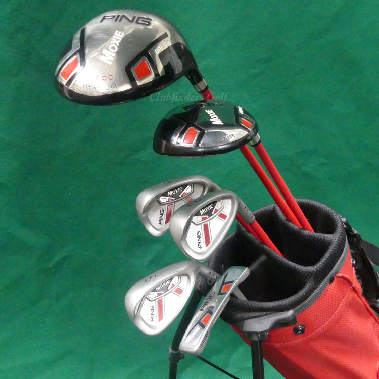 JUNIOR Ping Moxie G 6-Piece Complete Club Set w/ Stand Bag