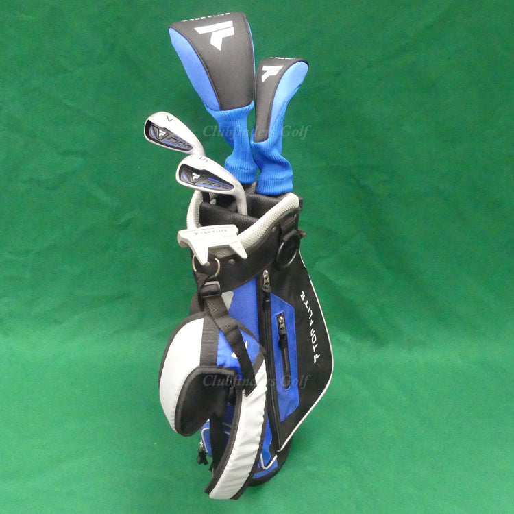 JUNIOR Top Flite 2022 5-Piece Complete Golf Club Set w/ Matching Stand Bag