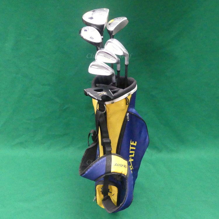 JUNIOR Top Flite XLj 7-Piece Complete Club Set w/ Stand Bag