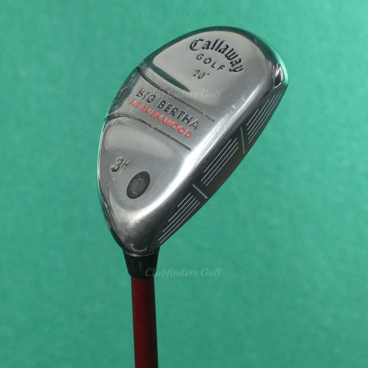 Callaway Big Bertha Heavenwood 20° Hybrid 3H Iron RCH 75w Graphite Regular