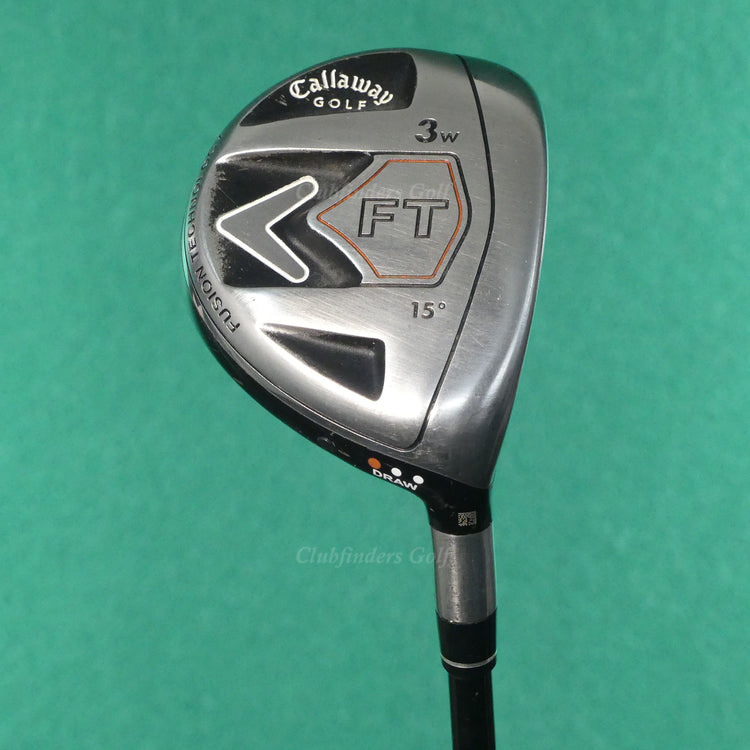 Callaway FT 2008 Draw Fairway 15° 3 Wood Fujikura Fit-On E 160 Graphite Regular