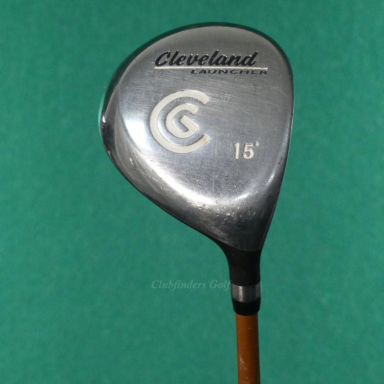 Cleveland Launcher Stainless Fairway 15° 3 Wood Launcher Gold 65g Graphite Stiff