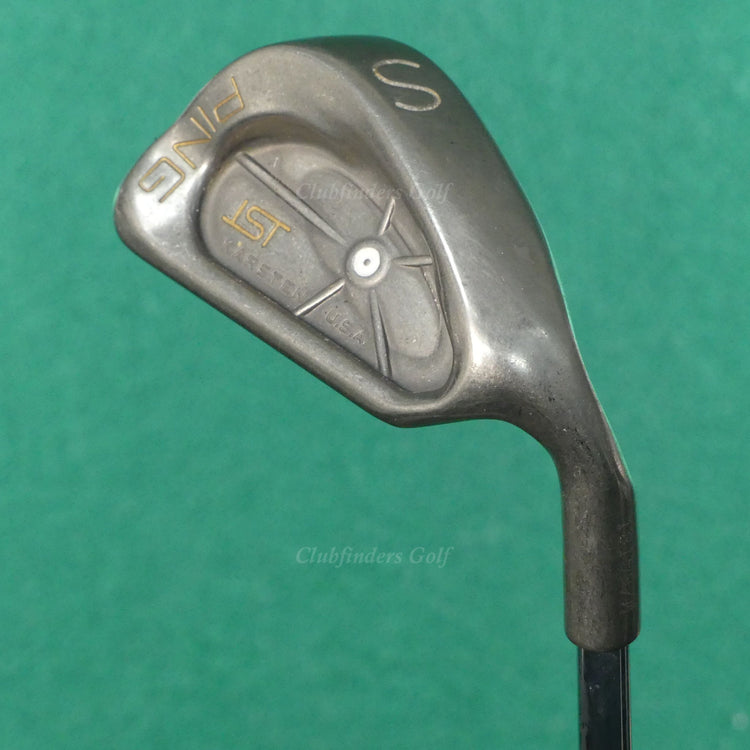 Ping ISI Nickel White Dot SW Sand Wedge Karsten ZZ-Lite Steel Stiff