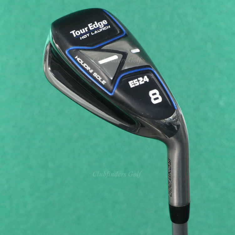 Tour Edge Hot Launch E524 Iron-Wood Single 8 Iron Aldila Graphite Seniors w/ HC