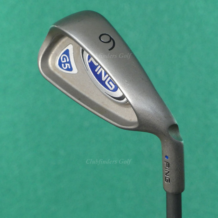 Ping G5 Blue Dot Single 6 Iron Factory TFC 100I Graphite Soft Regular