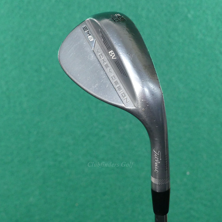 Titleist Vokey SM8 Chrome 58-10S 58° LW Lob Wedge Vokey Dynamic Gold Steel Wedge