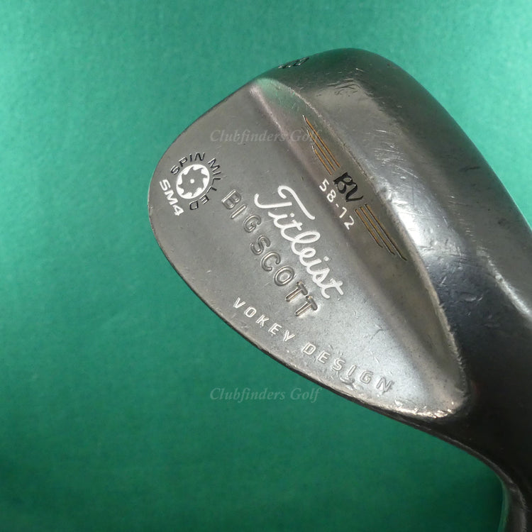 Titleist Vokey SM4 Black Nickel 58-12 58° LW Lob Wedge Vokey TT DG Steel Wedge