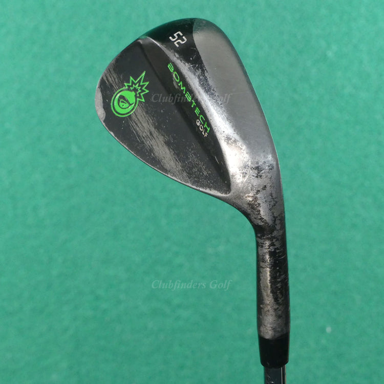 Bombtech Golf Limited Edition Black 52° GW Gap Wedge Stepped Steel Wedge