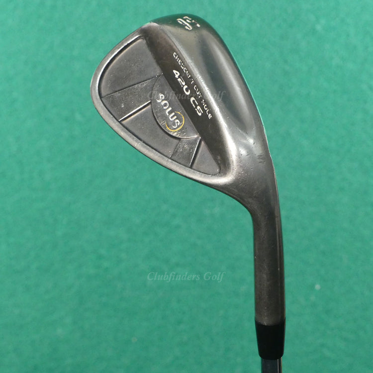 Solus Crescent Cut Sole 420 CS 56° SW Sand Wedge Stepped Steel Wedge
