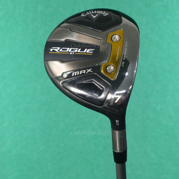 Callaway Rogue ST MAX Fairway 21° 7 Wood Fujikura Graphite Regular w/ Headcover