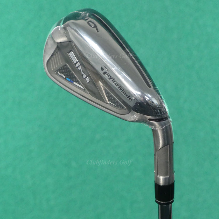 NEW TaylorMade SIM2 Max Single 6 Iron KBS Max MT 85 Steel Regular