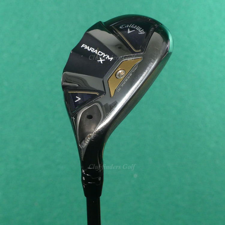 Callaway Paradym X 30° Hybrid 7 Iron Tensei AV Raw 70HY Graphite Regular w/ HC