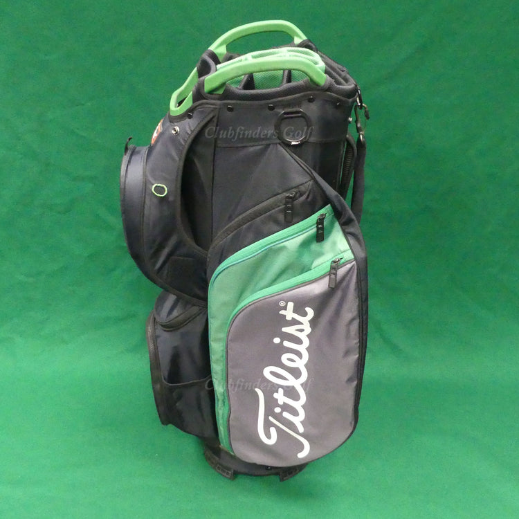 Titleist Cart 15 Black/Graphite/Green 15-Way Golf Cart Bag (No Raincover)