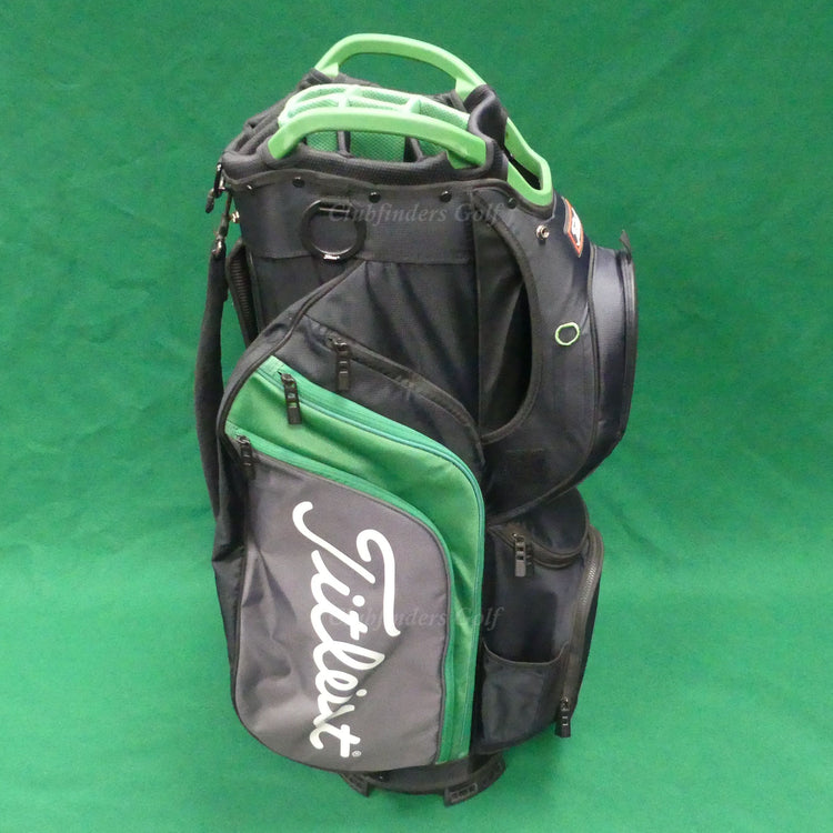 Titleist Cart 15 Black/Graphite/Green 15-Way Golf Cart Bag (No Raincover)
