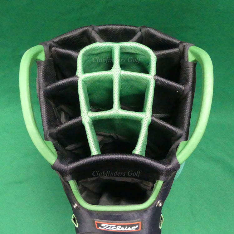 Titleist Cart 15 Black/Graphite/Green 15-Way Golf Cart Bag (No Raincover)
