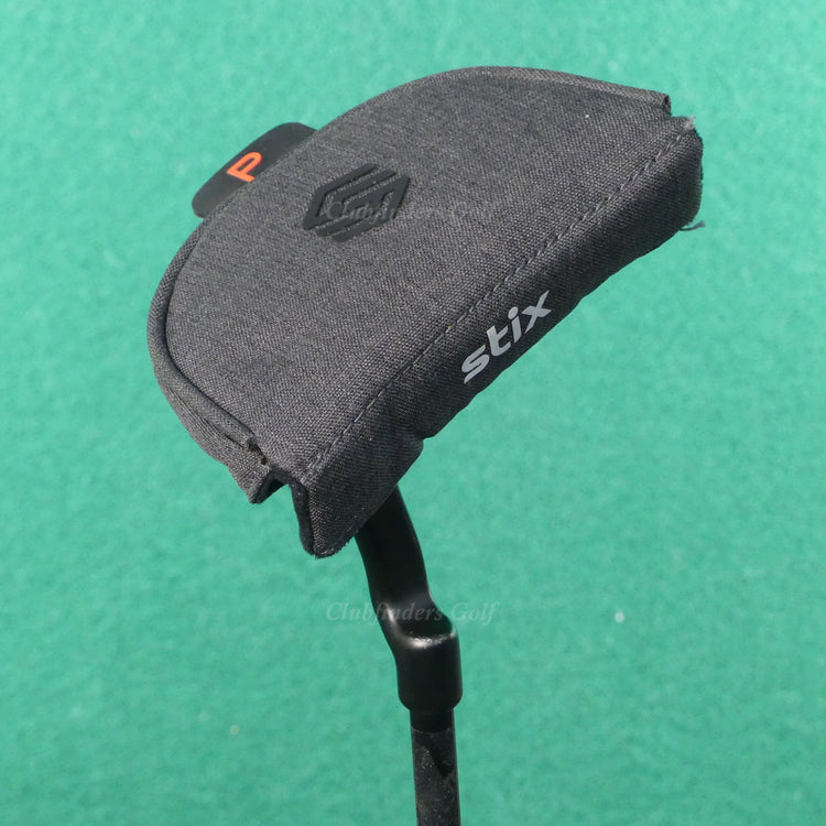 Stix Golf Milled Face Mallet Plumbers-Neck 34" Putter Golf Club w/ Headcover