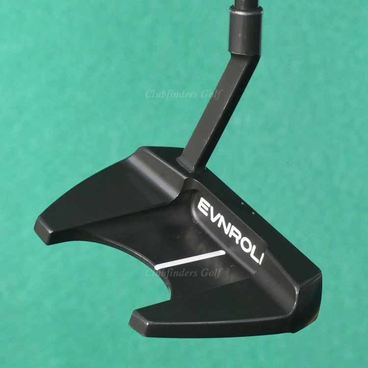 Guerin Rife EVNROLL Model ER5v Black Hatchback Slant-Neck 35" Putter w/ HC
