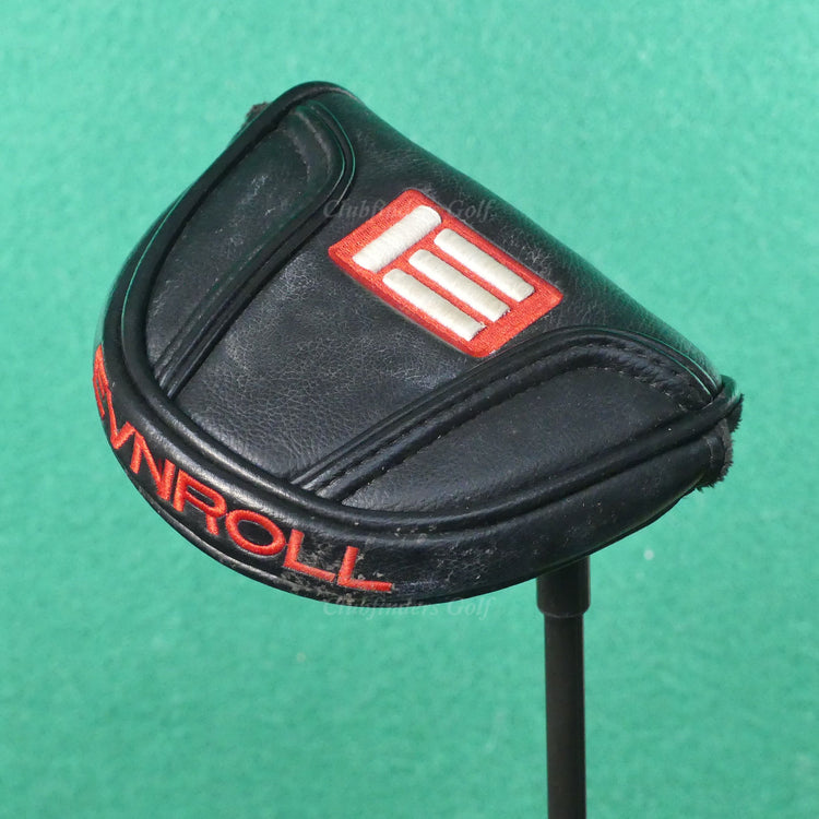 Guerin Rife EVNROLL Model ER5v Black Hatchback Slant-Neck 35" Putter w/ HC