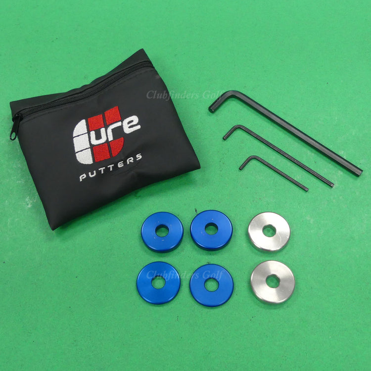 Cure RX2 Blue Precision Milled Center-Shafted 33" Putter Club w/ HC & Weights