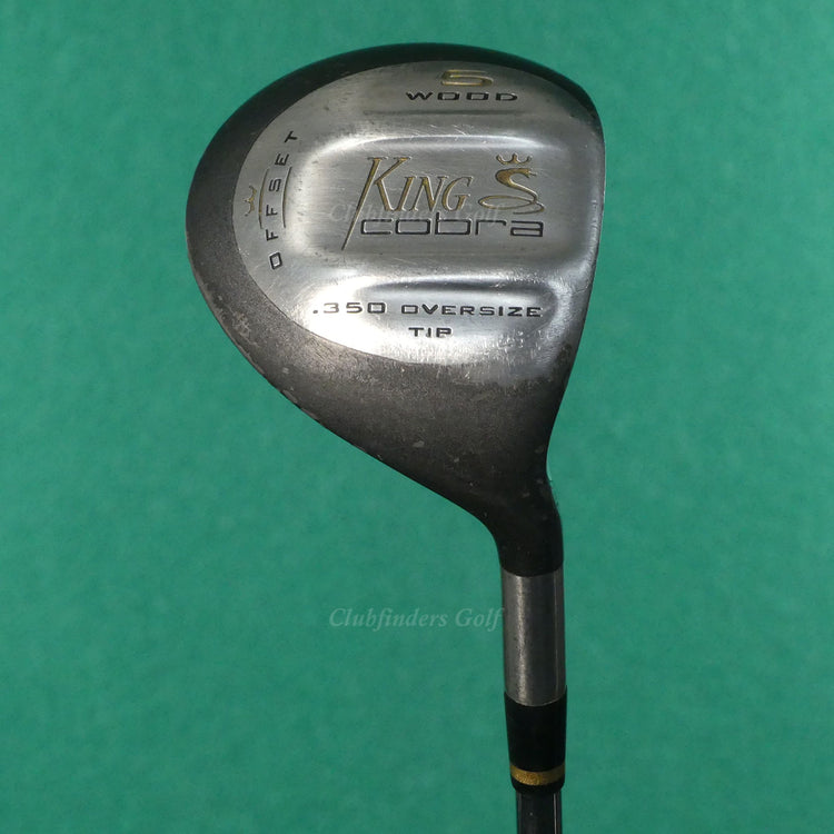 King Cobra .350 Oversize Tip Offset Fairway 5 Wood Factory Apollo Steel Firm