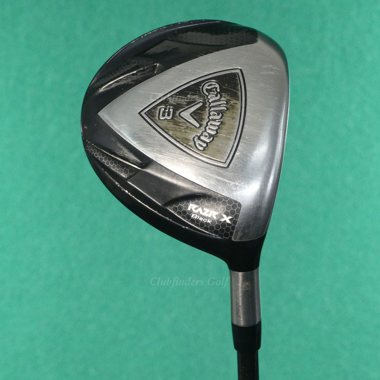 Callaway RAZR X Black Fairway 3 Wood Grafalloy ProLaunch Axis Red Graphite Stiff