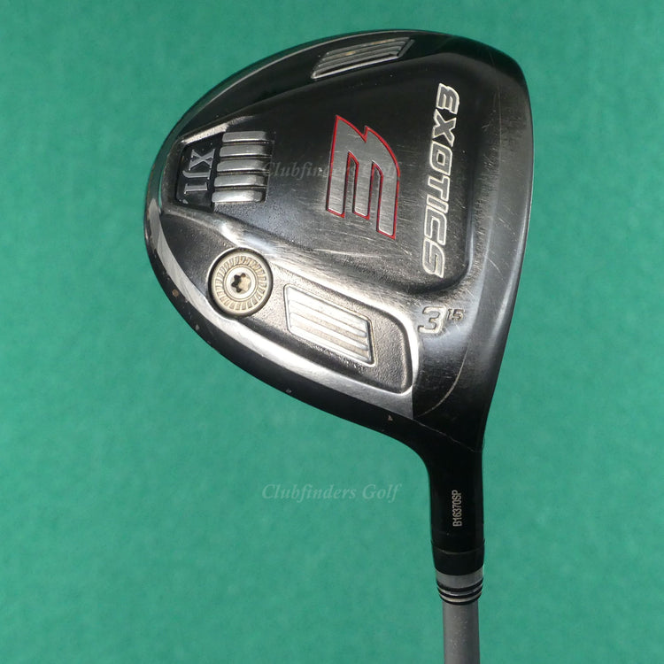 Tour Edge Exotics XJ1 Fairway 15° 3 Wood Fujikura Air Speeder Graphite Seniors