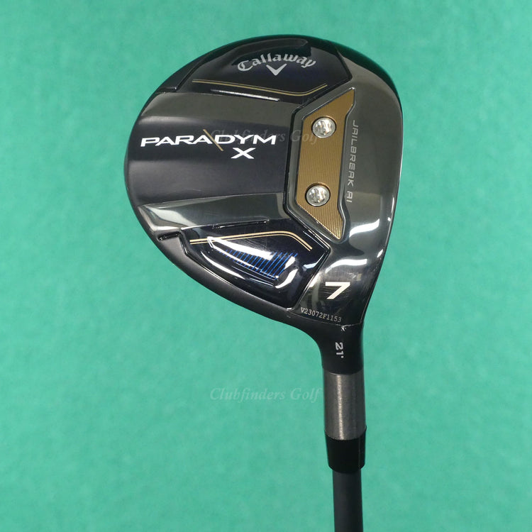 Callaway Paradym X Fairway 21° 7 Wood HZRDUS Smoke Black 6.0 Graphite Stiff & HC