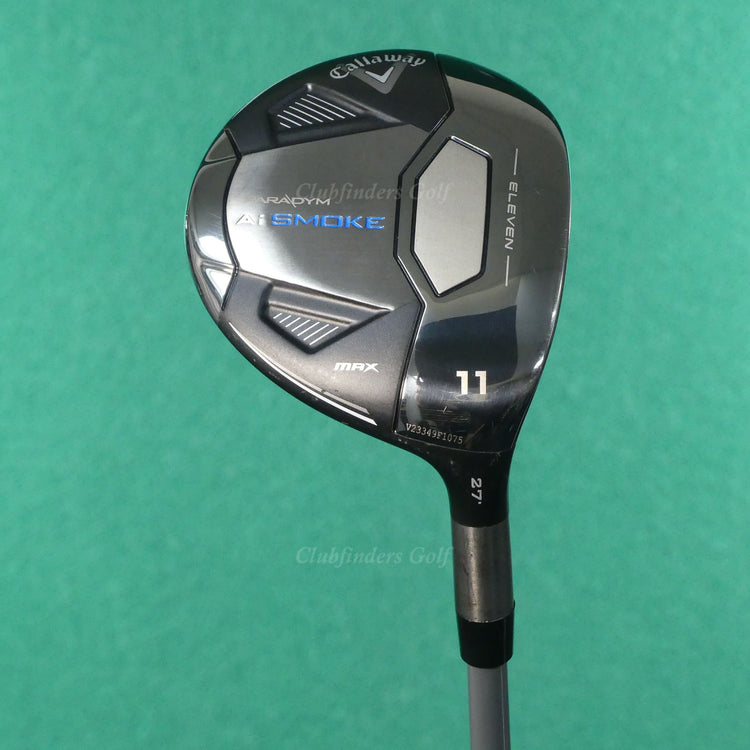 Callaway Paradym Ai Smoke Max Fairway 27° 11 Wood Fujikura Graphite Seniors & HC