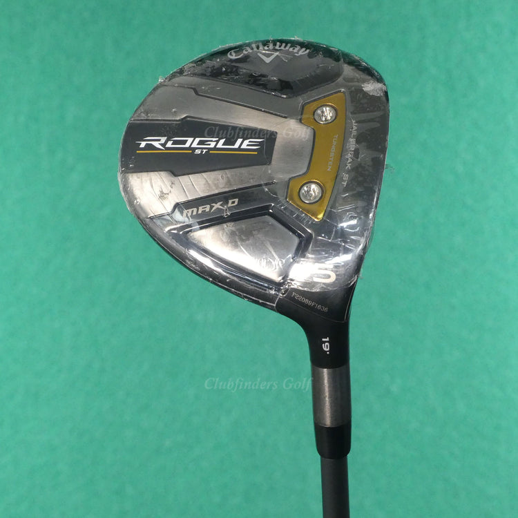 Callaway Rogue ST MAX D Fairway 19° 5 Wood Fujikura Graphite Seniors w/ HC
