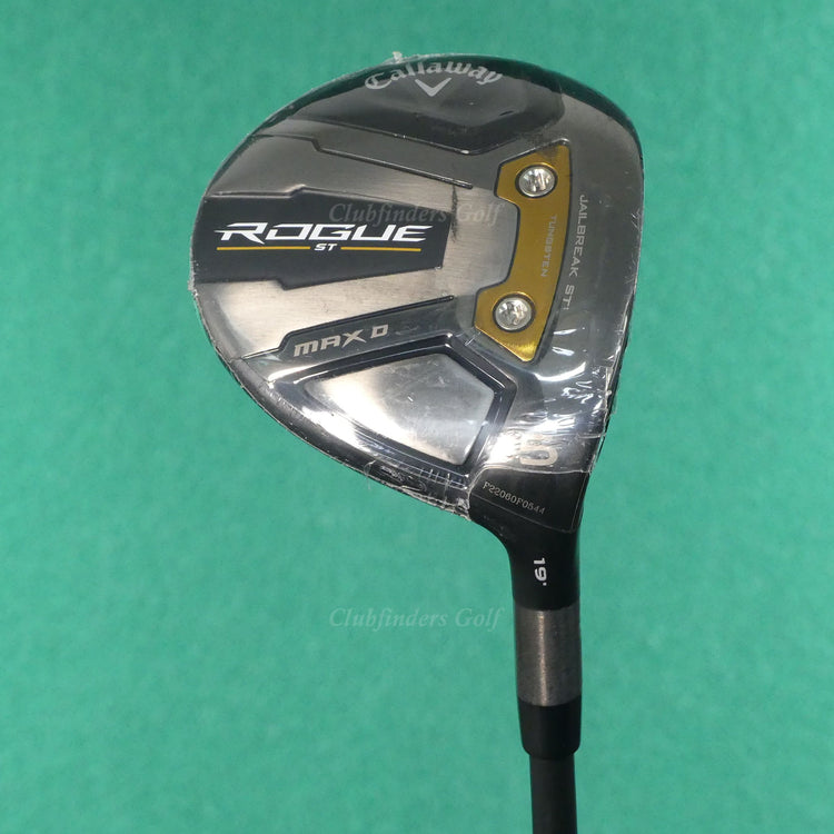 Callaway Rogue ST MAX D 19° 5 Wood HZRDUS Smoke Green 6.0 Graphite Stiff w/ HC