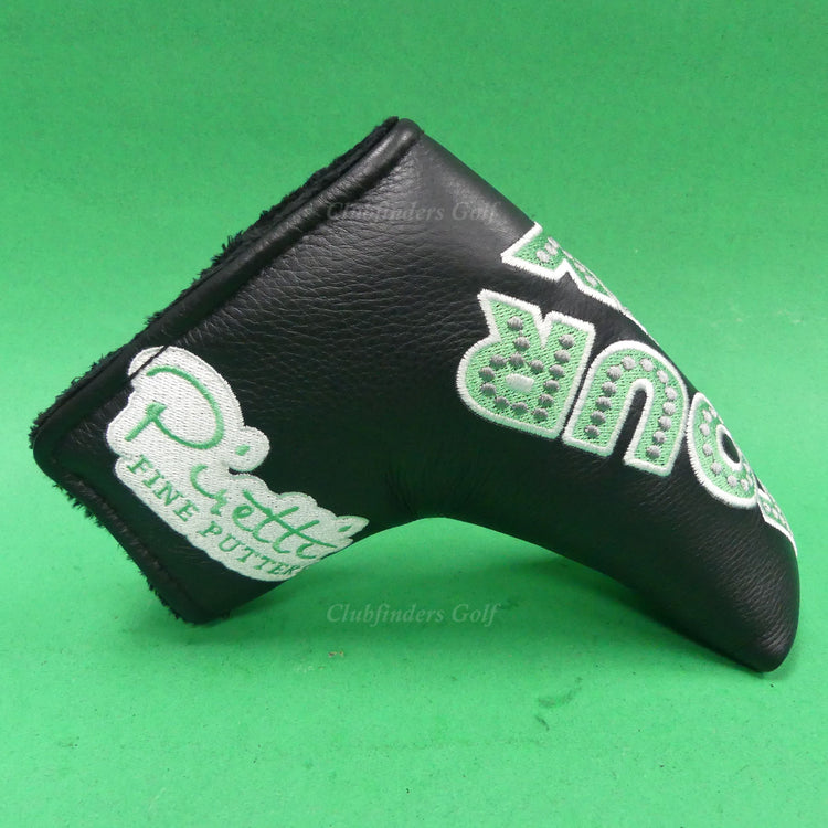 RARE Piretti Vintage Showtime Tour Only Black/Green Blade Putter Headcover