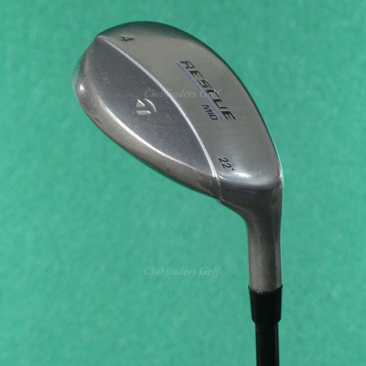 TaylorMade Rescue Mid 22° Hybrid 4 Iron Rescue Aldila REAX 65 Graphite Stiff