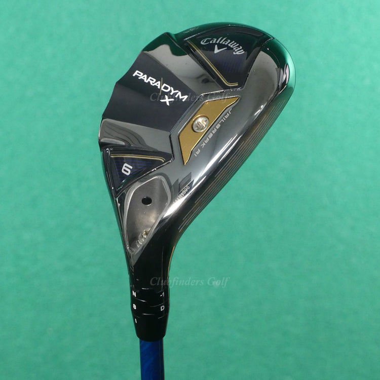 Callaway Paradym X 27° Hybrid 6 Iron Even Flow 6.0-S 85G-HY Graphite Stiff w/ HC