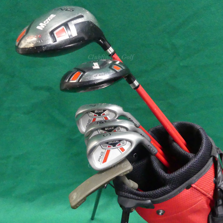 JUNIOR Ping Moxie G 6-Piece Complete Club Set w/ Stand Bag