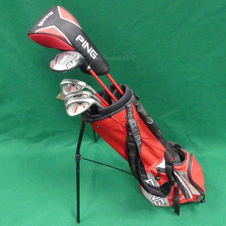 JUNIOR Ping Moxie G 6-Piece Complete Club Set w/ Stand Bag