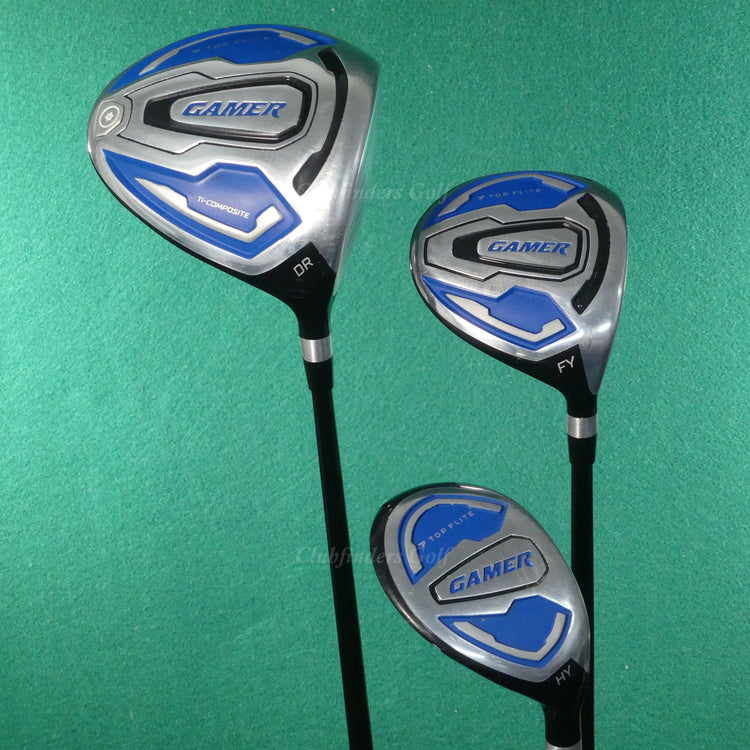 JUNIOR Top Flite Gamer 8-Piece Complete Golf Club Set w/ Stand Bag