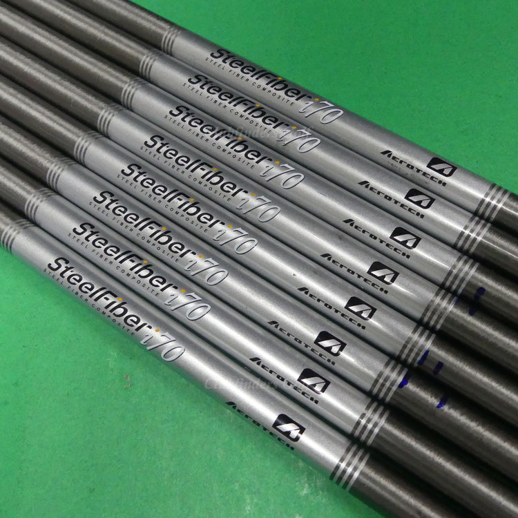 AeroTech SteelFiber i70 .355 Stiff Pulled Composite Iron Shafts SET OF 8