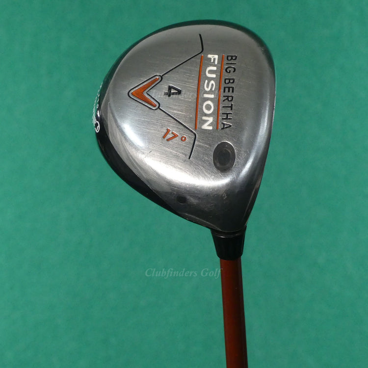 Callaway Big Bertha Fusion Fairway 17° 4 Wood Aldila NVS 55-S Graphite Stiff