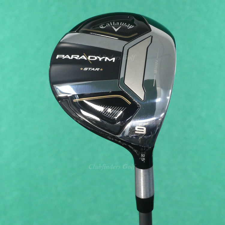 Callaway Paradym Star Fairway 25° 9 Wood Fujikura Graphite Seniors w/ HC