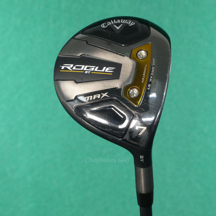 Callaway Rogue ST MAX Fairway 21° 7 Wood Mitsubishi Kai'li Graphite Seniors & HC